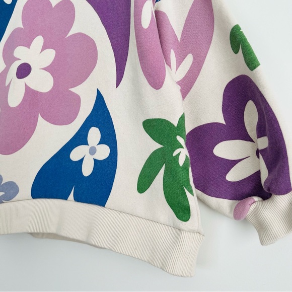 Zara Kids Floral Print Sweatshirt - Picture 3 of 6
